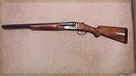 This is the 10 Gauge Spanish shotgun I purchased a wee bit ago. I liked it so much that I decided to turn it into a Coach gun for Cowboy action shooting. I had the barrels chopped from 32 inches to 20