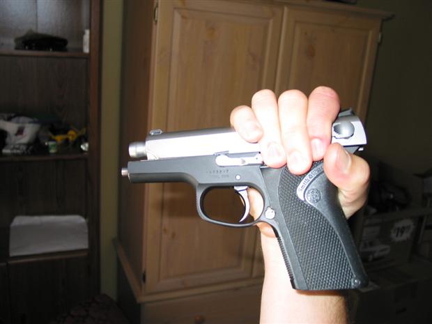S&W pistol disassembly