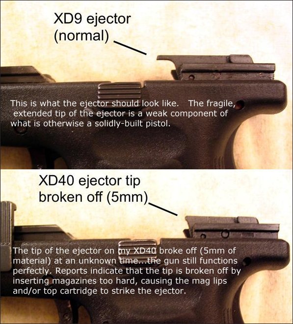 XD9 ejector