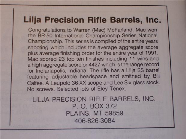 Lilja Barrel ad