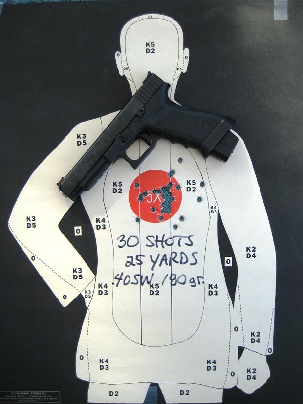 Glock target