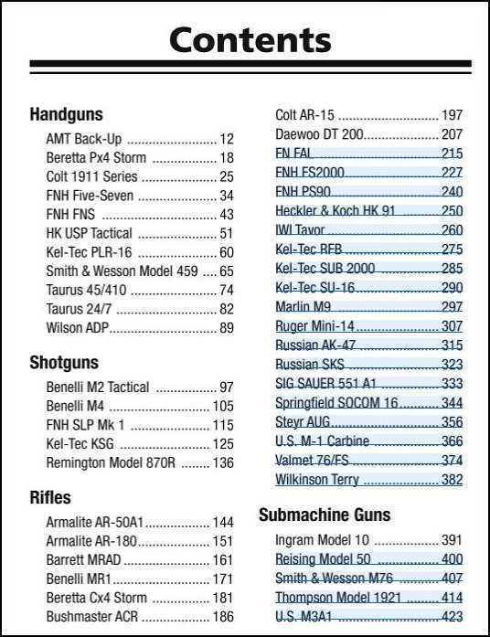 Weapons Take-down