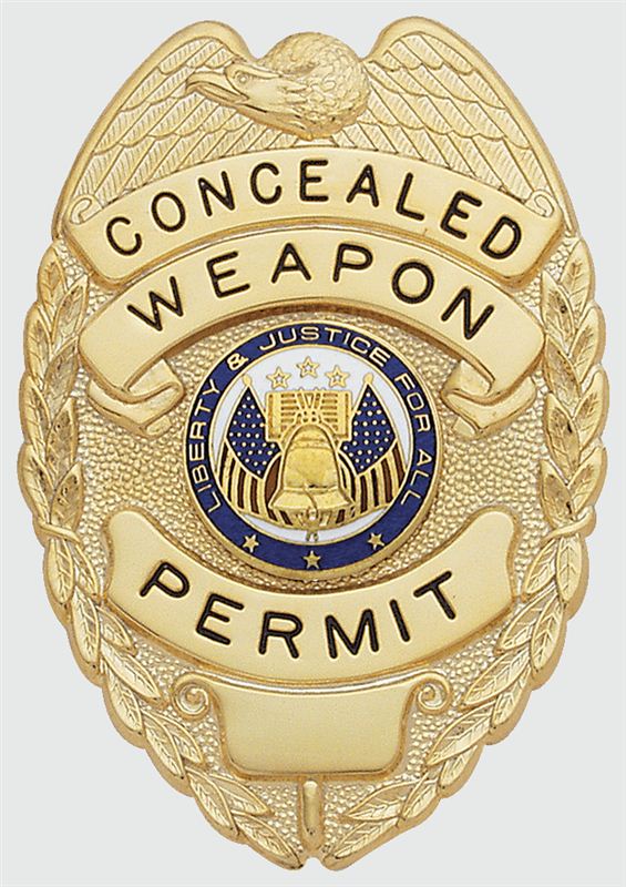 Conceal Carry Badge