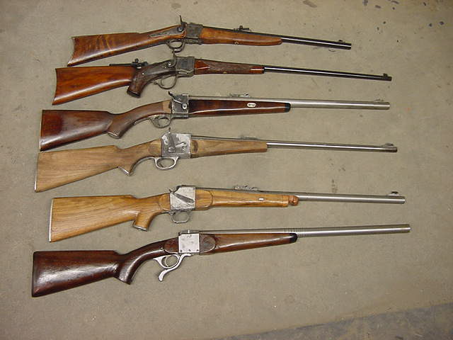 english single shot rifles