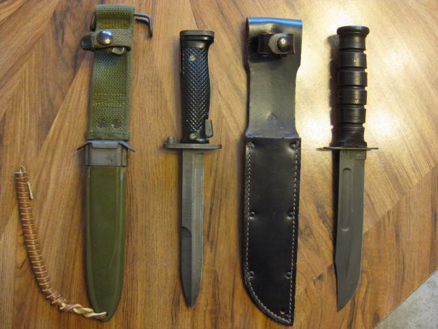 Bayonet and KA BAR