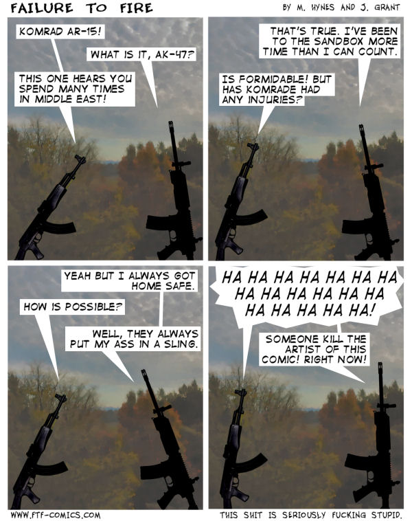 AR-15 AK-47 Joke