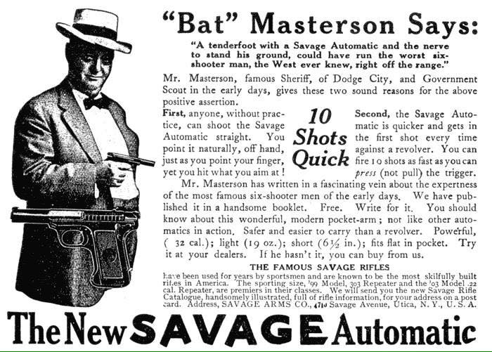 Savage Bat Masterson Ad