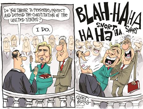 President Hillary - the oath