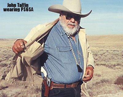 John Taffin with holster