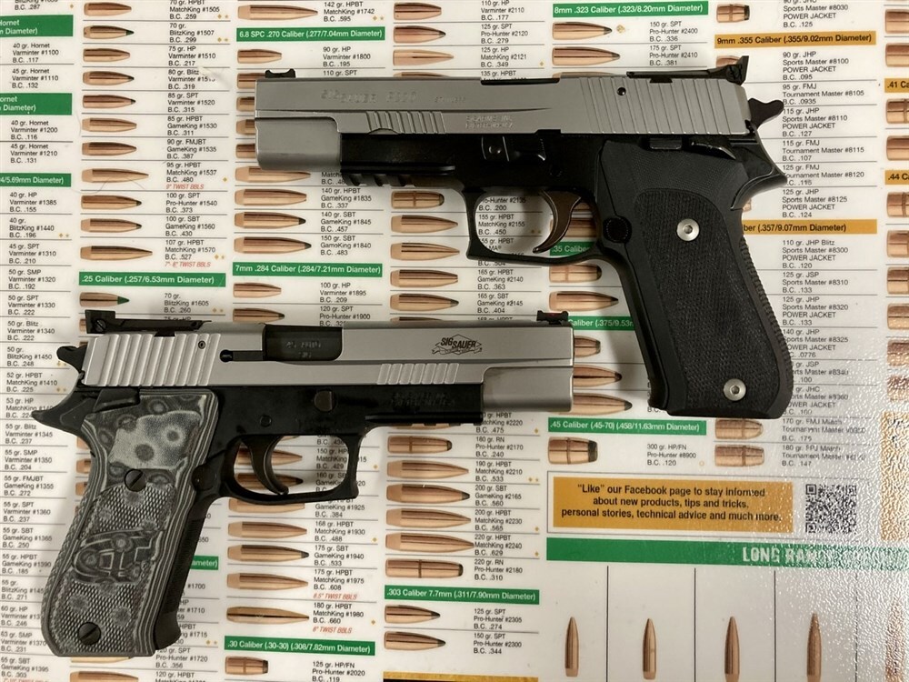 Pair of P220 SAO pistols