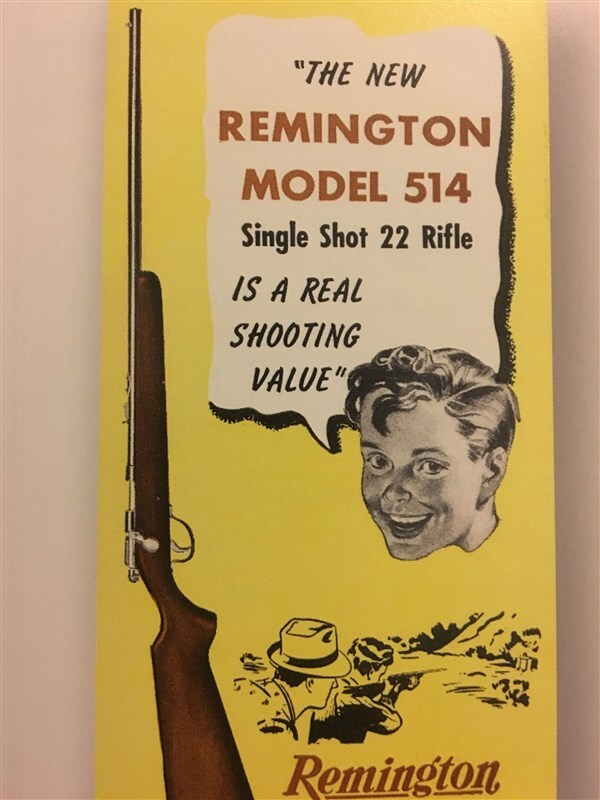 Remington 514 vintage ad