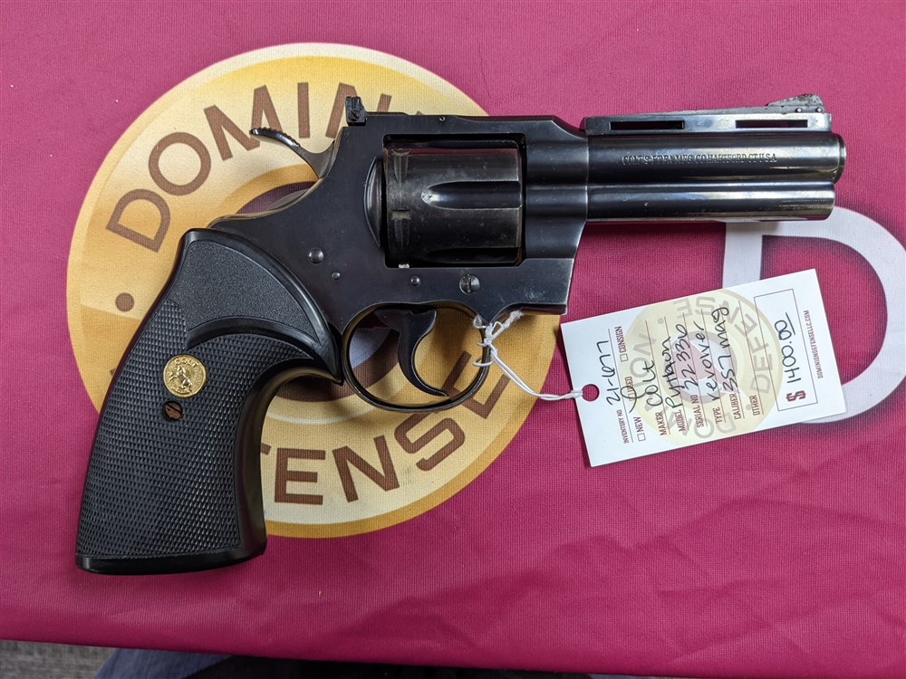 Colt 357 with Python Barrel