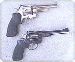 My S&W Model 27 (top) and my Ruger Security Six. 