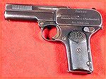 The state of German .32ACP pistols in the early 1900''s, a big, klunky gun IMO.