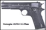 M1914, Norway's version of the M1911 pistol.
