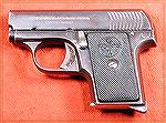 Here''s a cute little gun in .25ACP.  It has a pretty unique little loaded chamber indicator on the top of the slide.