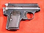 An unusual pistol, the Frommer long recoil pistol in the small size.
