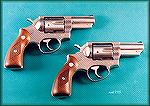 My twin pair of Ruger Speed-sixes, one in 9mmP, the other in .357 Magnum.