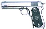 Colt 1903 Pocket Hammer Pistol in .38acp. I owned one that was in blue, NIB and made in 1916. It was later sold when I retired.