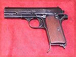Here''s a Nazi era Hungarian 7.65 pistol, this one was manufactured in 1941 and bears the Nazi designation "jhv" and Nazi proofs.