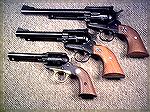 Here is the Ruger Single Action Family Tree.  The Blackhawk in .30 Carbine, the Single-Six in .22LR/.22Mag, and the Bearcat in .22LRRuger SA FamilyJohn Will
