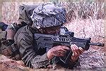 Israeli Tavor rifle. A bullpup design that has not yet been adopted by the IDF.Israeli Tavor RifleHarvey Goldman