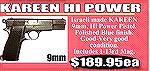 AIM ad for used Israeli Kareen pistols.Kareen AdHarvey Goldman