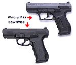 Differences between the Walther P99 and the S&W SW99P99 and SW99mf