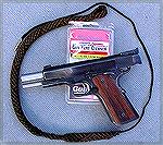 Gun Mate's "Bore Snake". Very handy for the range.