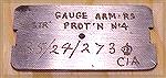 REME firing pin projection measuring tool for SMLE rifles.