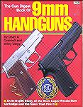 Old DBI book showing a nice-looking, satin-nickeled, walnut-stocked SIG P225, P226 on the right.