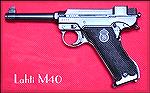 Swedish version of the Finnish-designed Lahti 9mm pistol, the M40.