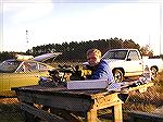 Dale Mullin at the end of a range session.