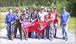 Vintage and Military rifle competitors, Terrace, BC.
"The British Columbia Defense Force"