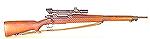 U.S. Springfield sniper rifle from WWII