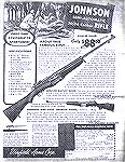 An ad from the '50s for the surplus Johnson Rifles, offered by Winfield.