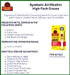 Shooter's Choice All-weather Grease is one of the best grease type lubricants going.  Excellent as a replacement for GI grease as used on rifle actions, and also excellent for revolver innards.