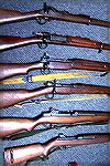 Most of the US Army battle rifles from 1873 to 1957.  There's an 03A3 there but no 03.