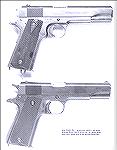 Here is an excellent depiction of the differences between the M1911 and M1911A1 as shown in Bruce Canfield's excellent U.S. Infantry Weapons of World War II: