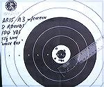 I achieved this rather tidy 8 round group at 100yds with my AR15 A3, using my EOTech holographic sight, which has a 1 MOA dot (no magnification). This was off a sandbag rest.  Ammunition was Israeli m