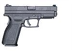 The Springfield XD9501HC pistol is in .40 caliber with Heinie Tritium Slant Pro sights. Barrel length = 4.05" Weight = 25oz.