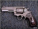 Ruger GP100 with round butt grips