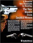 Old ad for S&W 10mm handguns.