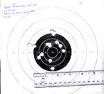 15 rounds of .40cal S&W American Eagle 180gr FMJ fired from my Beretta Vertec at 50 feet, standing unsupported.