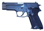 This is the original 9mm Sig M-75 (P-220) developed for the Swiss Army.
