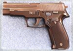 This is the SIG-Sauer P-226 &quot;Wondernine&quot; as developed for the US Army pistol trials in the 1980's.