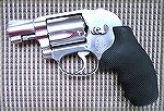 Snubbie Smith and Wesson Model 649. All steel .38 spl. with Hogue monogrip.