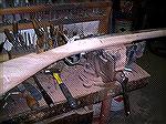 A .69 cal. musket center hammer with hole through for sighting
