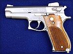 Smith & Wesson Model 639, a stainless steel, 2nd generation, single-stack 9mm pistol evolved form the original Model 39.