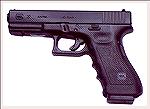 Here is something you will probably never see--a Glock 37 marked "45 Glock."  Although this was the name they were going to use, Glock eventually decided to call their proprietary cartridge the ".45GA